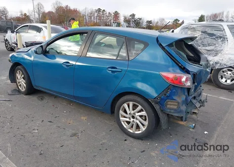 2012 Mazda Mazda3 I Touring z USA, uszkodzony, nr VIN JM1BL1L72C1527096